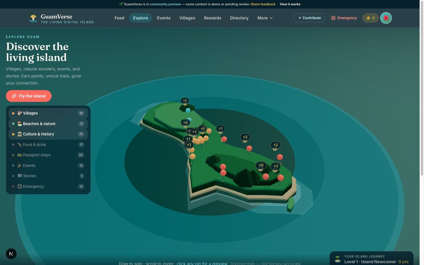 GuamVerse: product screenshot