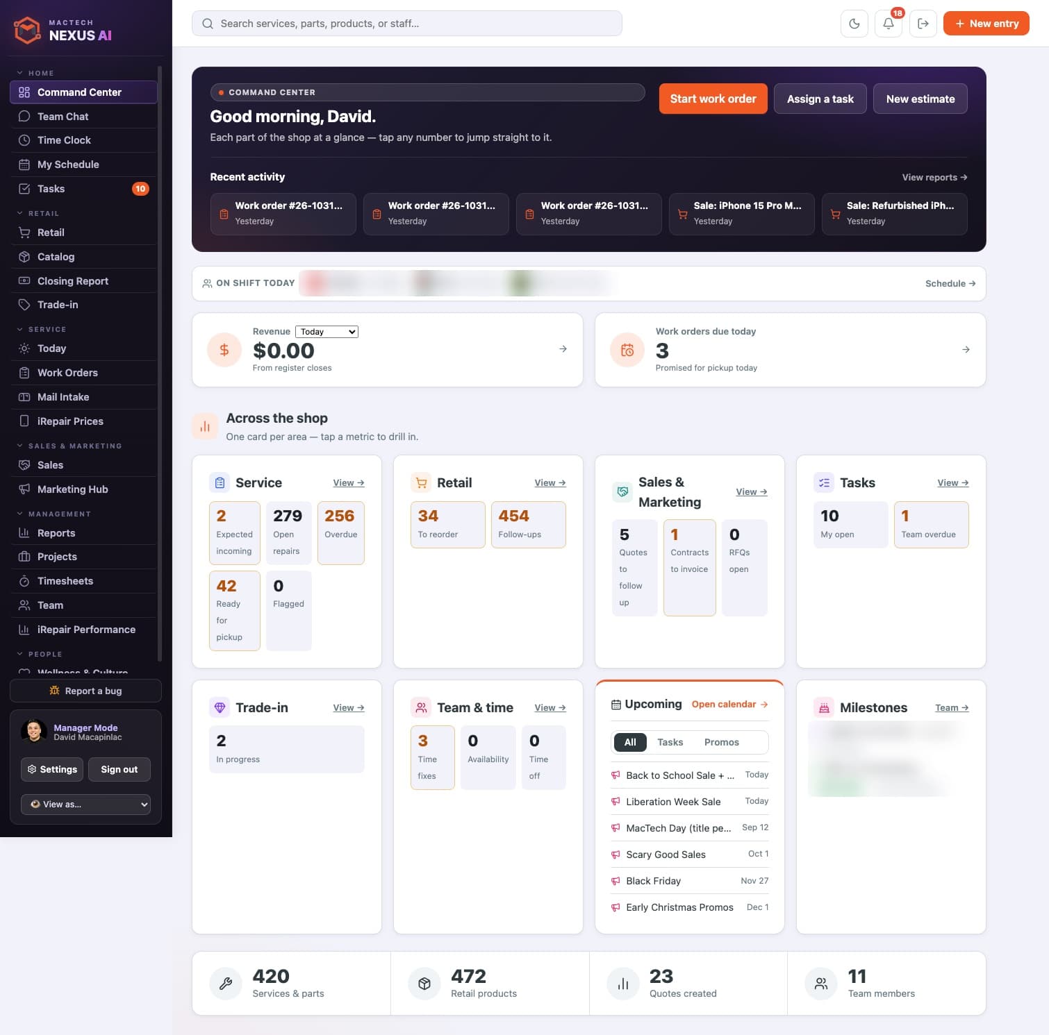 MacTech NEXUS: product screenshot