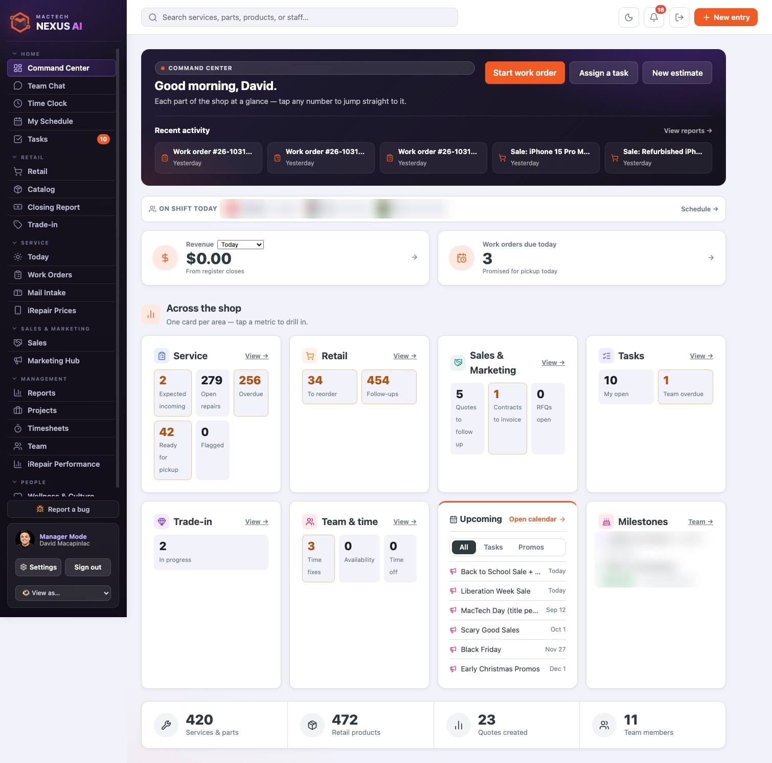 MacTech NEXUS: product screenshot